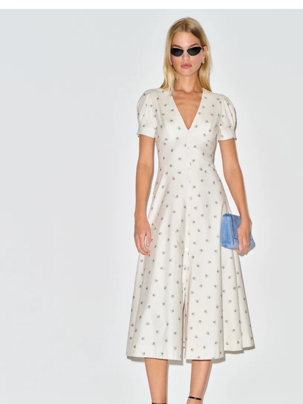 Reformation Fitz Dress Ivory - Size 2